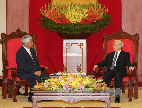 Tổng Bí thư Nguyễn Phú Trọng tiếp Bộ trưởng Quốc phòng Nhật Bản ảnh 2